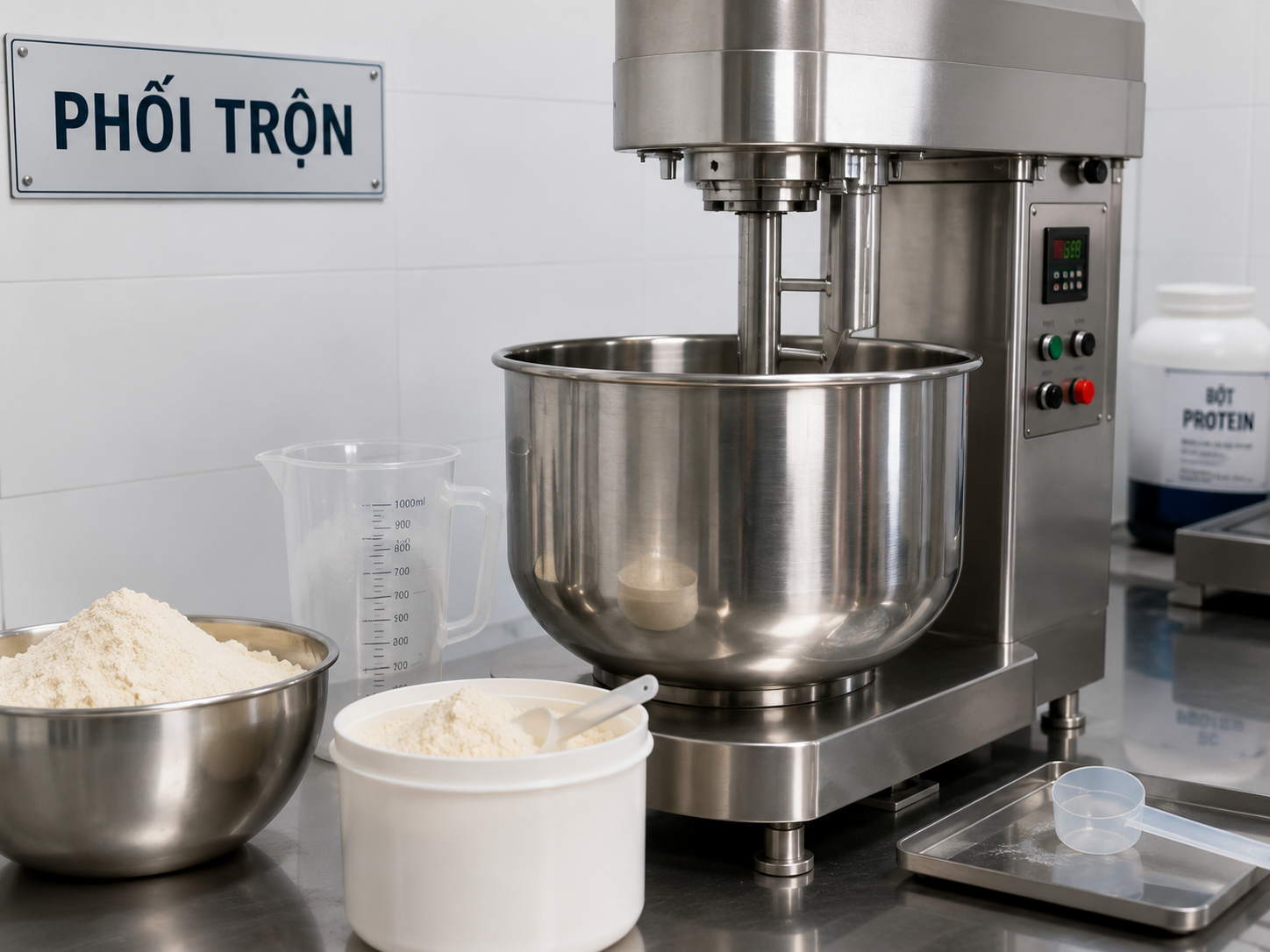 Thiết bị và quy trình phối trộn thành phần